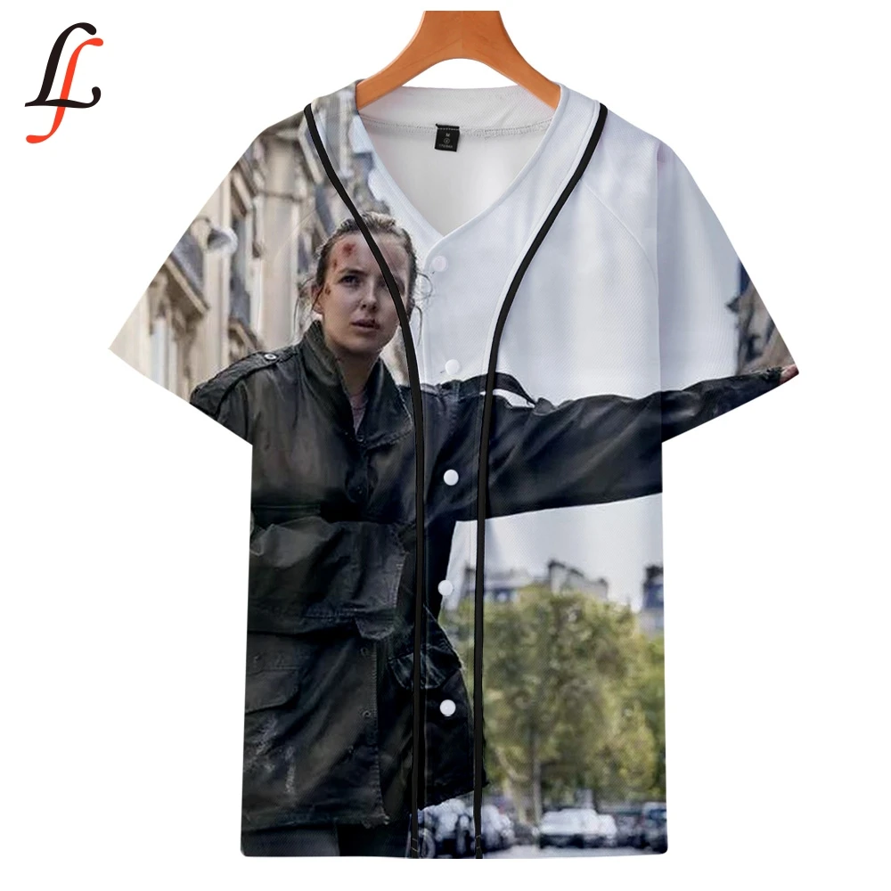 Футболка с короткими рукавами Killing Eve TV K Pop летняя футболка в стиле Харадзюку