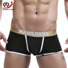 WJ брендовая одежда мужские трусы-боксеры Marca Мужское нижнее белье Cueca боксеры шорты Слип Homme спандекс Мужское нижнее белье Боксеры