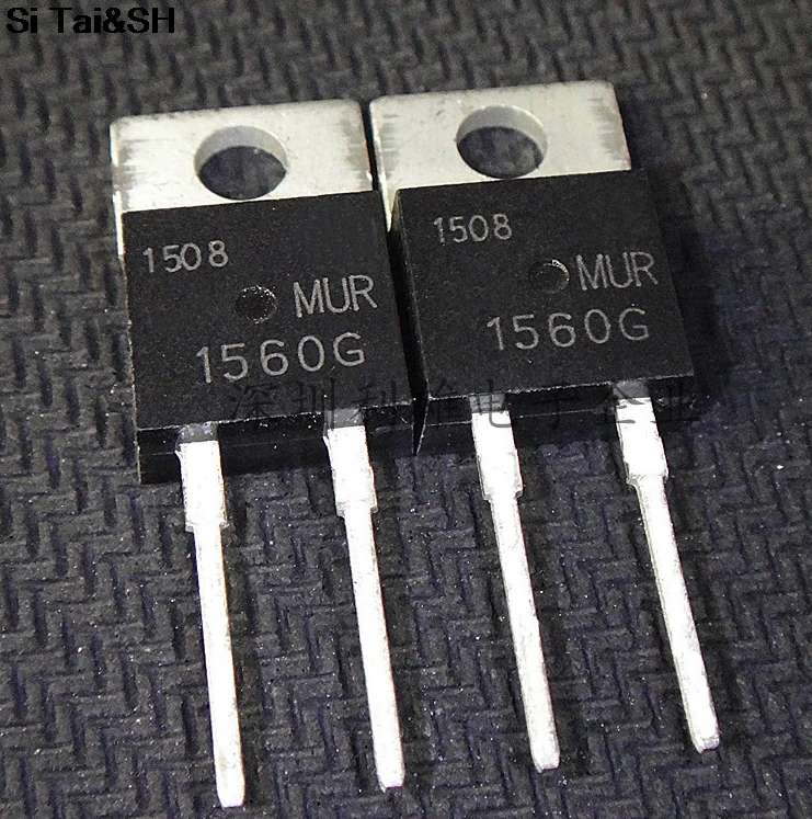 Free shippin 10pcs/lot MUR1560G MUR1560 fast recovery diode parameters ...