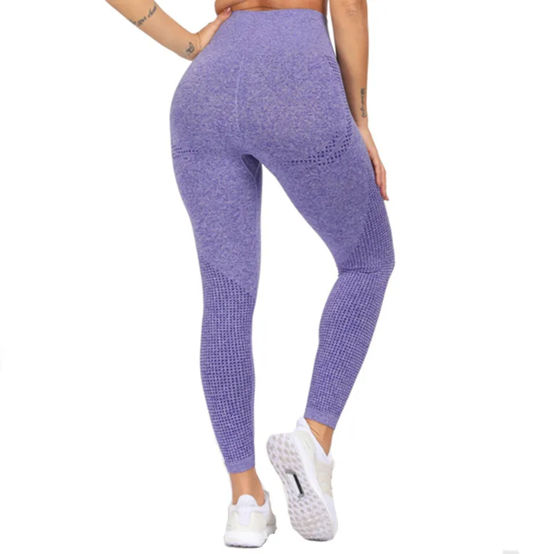 Stretchy Vital Seamless Leggings Women Tummy Control Gym Legging Athletic Sport Leggings High Waisted Dot Seamless Yoga Pants 