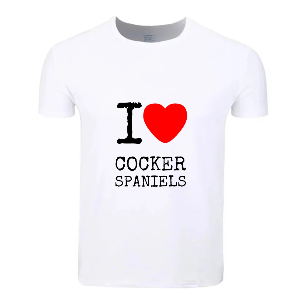 

Cocker Spaniel Fashion Cotton Big Size Students Summer T-Shirt Short Sleeve Men Women Boys Girls T Shirt Tees Kids Tshirt