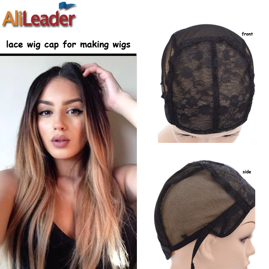 Alileader High Quality Swiss Lace Wig Grip Popular Caps For Making Wigs Best Band In Hair Nets Accessories 1Pcs/ Lot | Шиньоны и парики