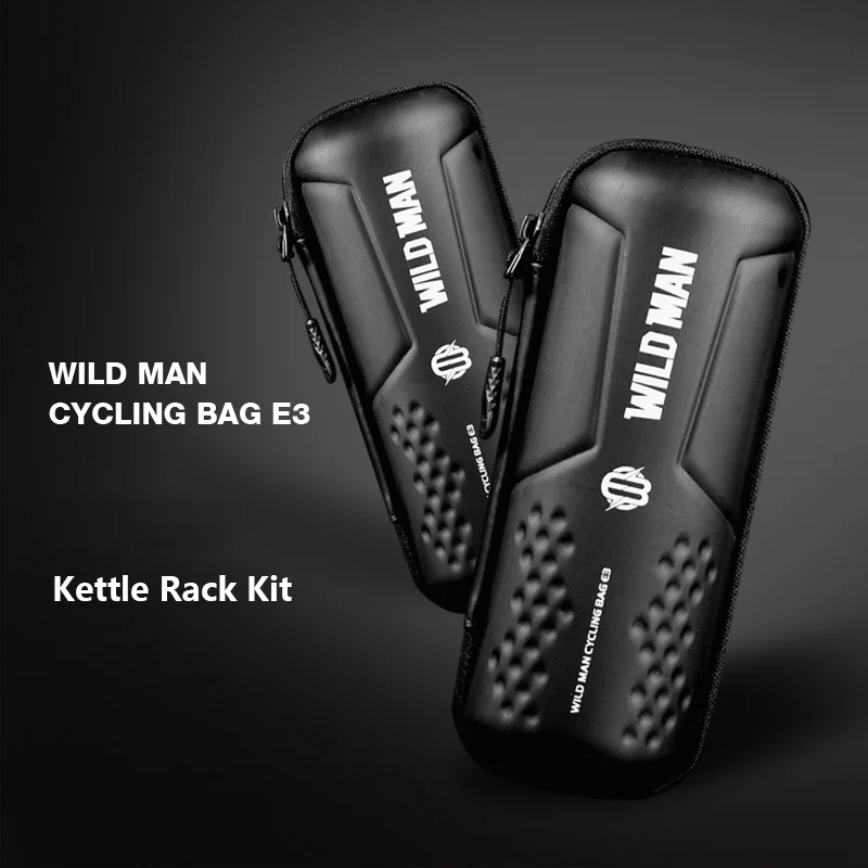 

Black Waterproof Bicycle Bag Tool Jar Hard Shell Shatter-Resistant Kettle Repair Kits Riding Equipment Large Capacity Portable