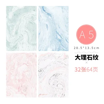 

Cute Notebook Diary Marble lines A5 Paper Notepad Sketch Graffiti Notebook for Drawing Painting Office School Stationery Gifts