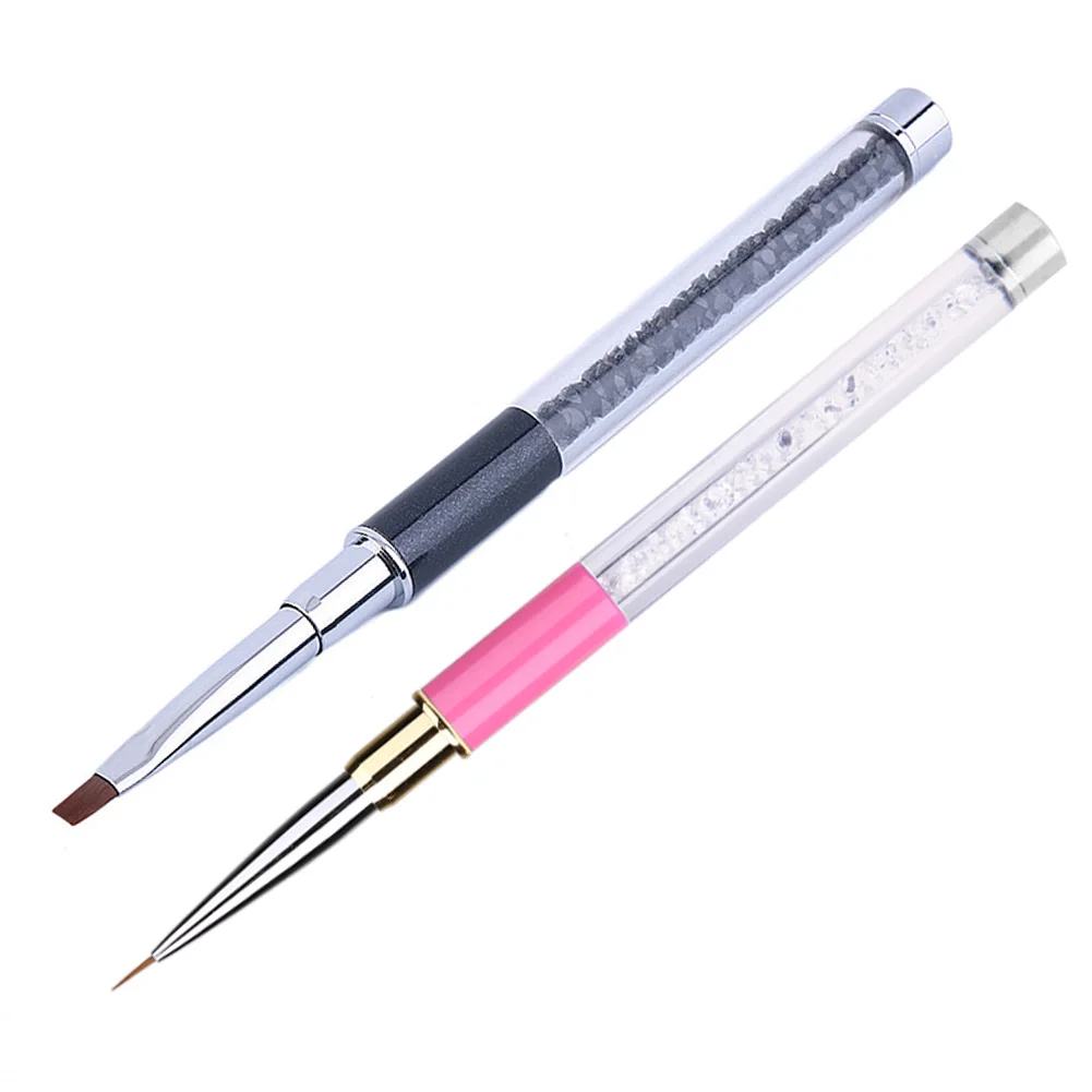 

Nail Art Pen Pearl Gel Acrylic Nail Art Crystal Design Dotting Painting Liner Brush 3D UV Gel Polish Manicure Decoration Brushes
