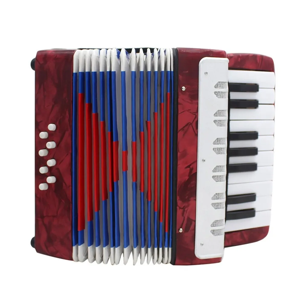 17-Key 8 бас мини-аккордеон музыкальная игрушка для обучающий музыкальный инструмент моделирование обучения концертина ритм