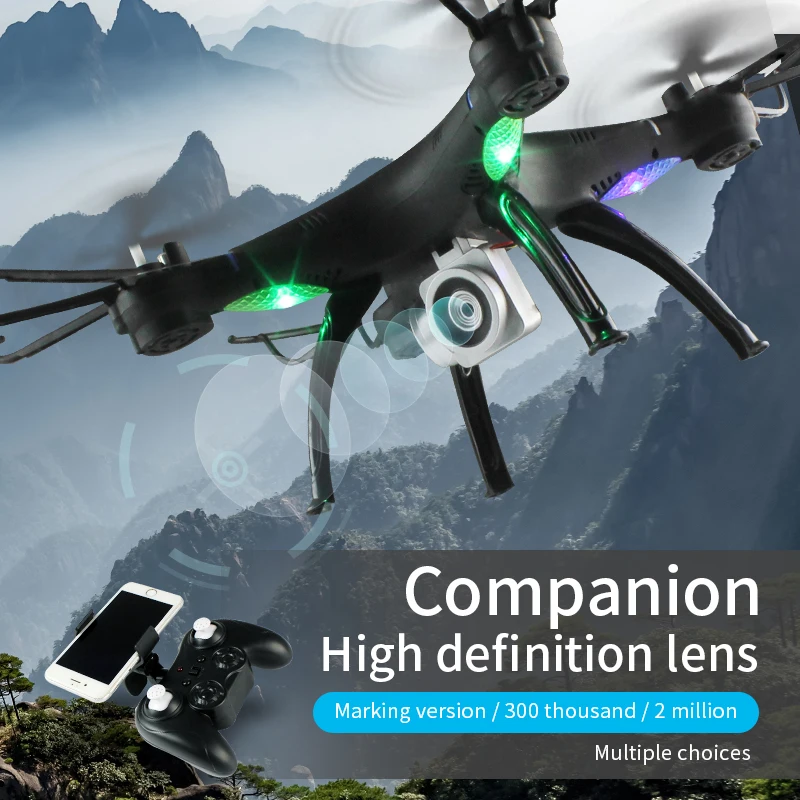 

RC Drone with Camera or No Camera T1G Altitude Hode Quadcopter Drones with camera hd Quadrocopter with Camera Helicopter VS X5SW