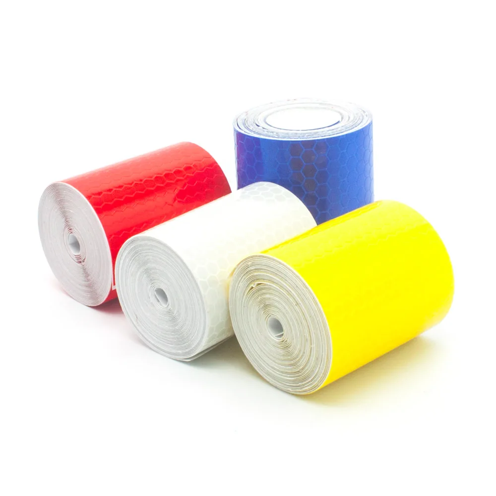 

5x3M 300mm Reflective Tape Stickers Car decoration Motorcycle Car-Styling Automobiles Safe Material Safety Warning Decals