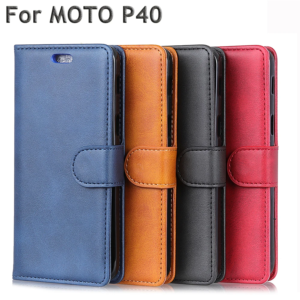 For Motorola Moto P40 Case Cattle Grain Purple Pink White Leather Phone Back Cover Flip Conque Shell Bag  Мобильные телефоны | Phone Case  Covers -32969443379