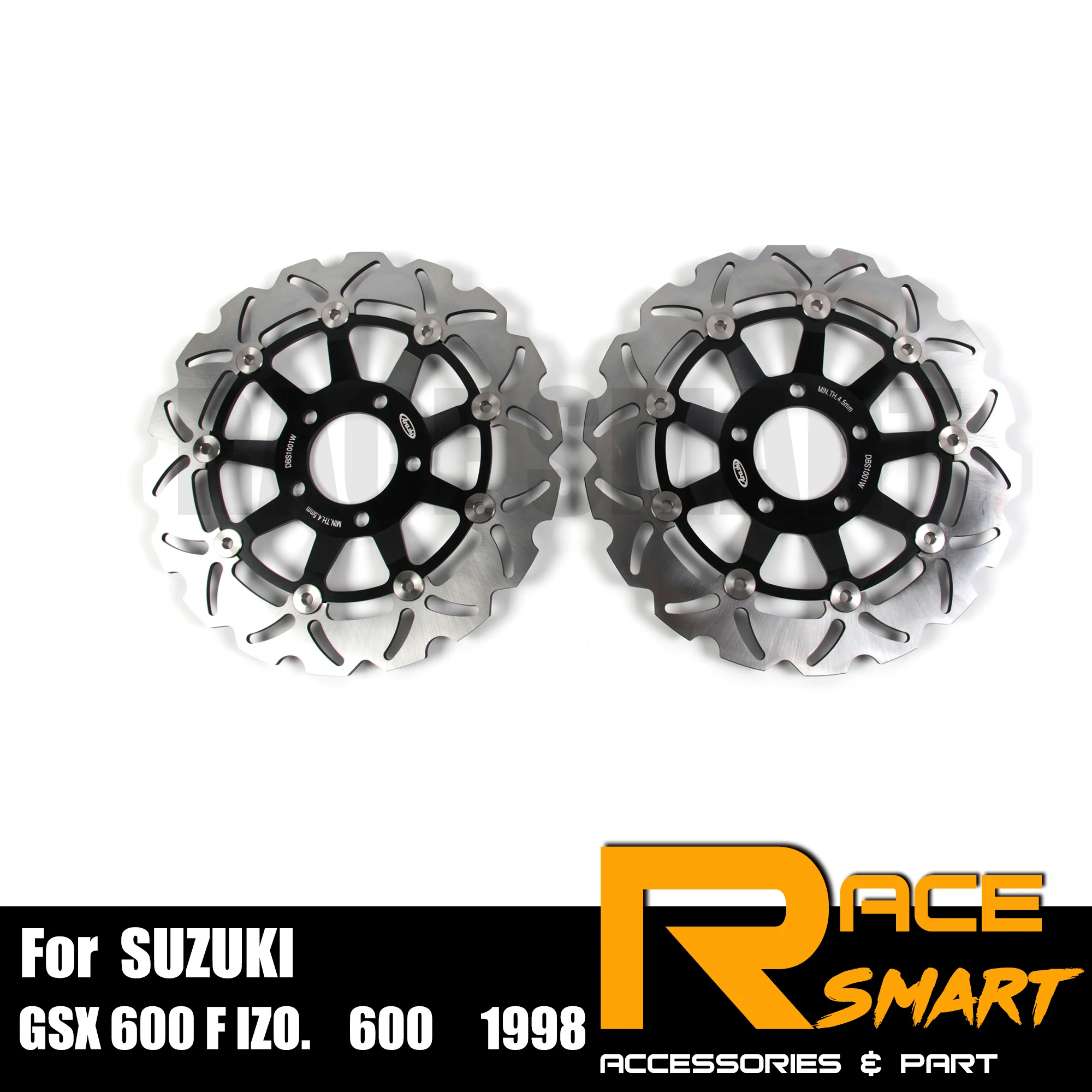 

Motorcycle Front Brake Disks For SUZUKI GSX 600 F IZO. 600 1998 CNC Discs Brake Rotors GSF 600 N GSX750 SV650 SVS 650 GSX600F