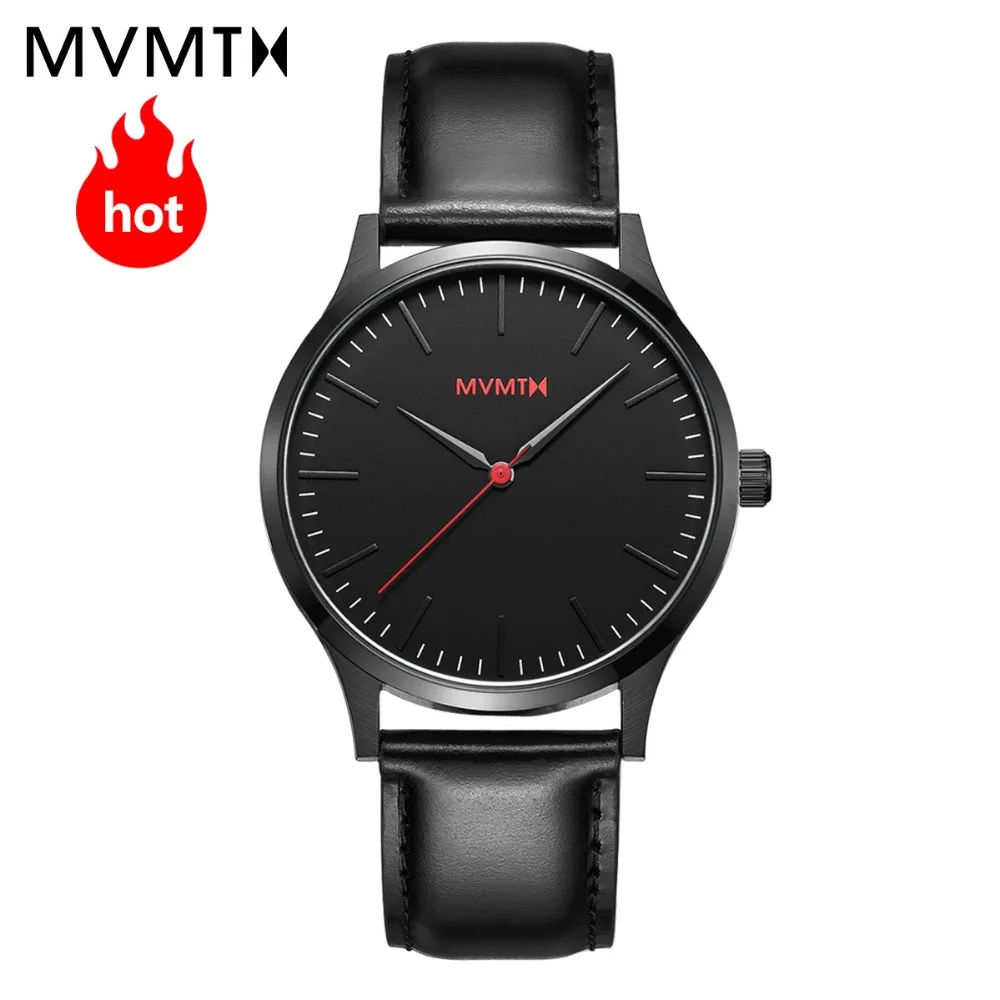 

MVMT watch authentic fashion simple retro men's watch leather strap / steel strap waterproof quartz watch 40mmdw