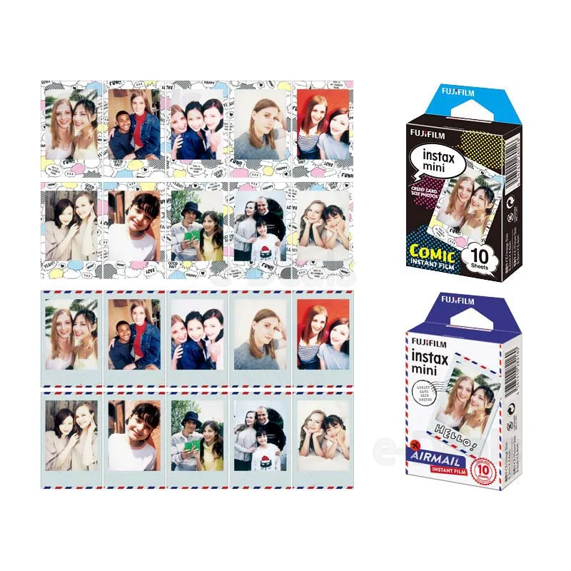 Пленка Fujifilm Instax Mini комплект из 5 предметов витражное стекло комиксы полоски