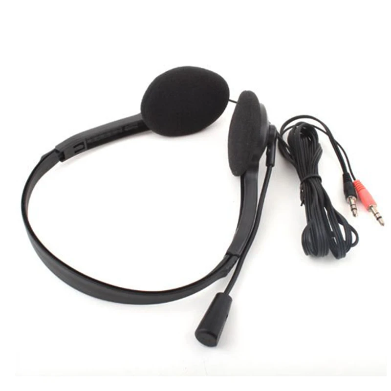 New Wired Headphones With Microphone Headsets Bass HiFi Sound Music Stereo Earphone For Computer Gamer PC 3.5mm Gaming Headset