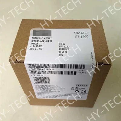 PLC module SIMATIC S7-1200 6ES72344HE320XB0 6ES7234-4HE32-0XB0 analog I/O SM 1234 4 AI/2 AO +/-10 V 14-bit resolution | Обустройство
