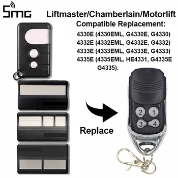 

1pcs Liftmaster 4335E learning remote control,Chamberlain 4330E 4332E 4333E 433mhz remote control/wireless relay/garage command