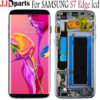 

AMOLED For samsung s7 edge lcd G935 LCD Display Touch Screen Digitizer Assembly s7 edge lcd with frame lcd for samsung s7 edge