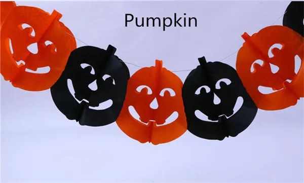 free shipping 50pcs of colorful garlands halloween theme party ghost