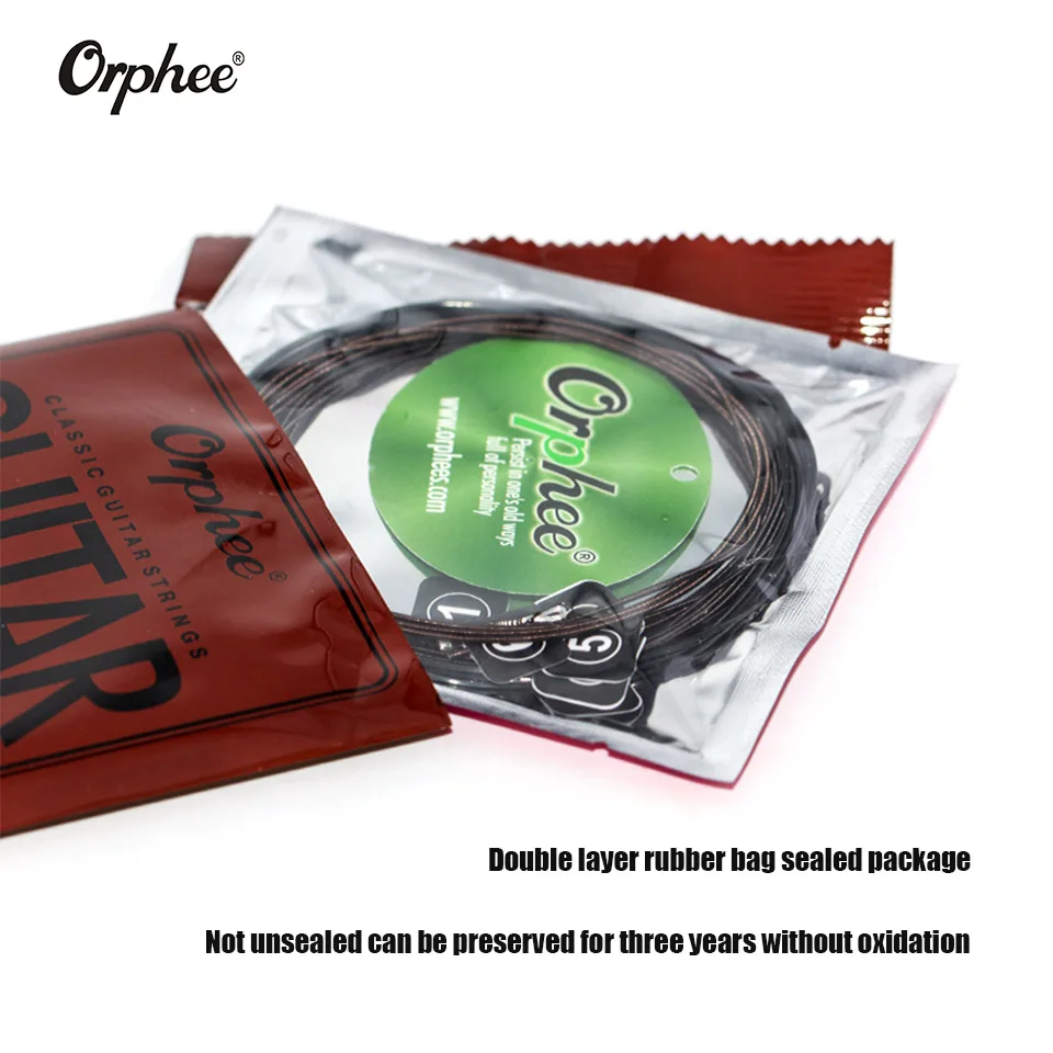 Новинка классические черные струны Orphee для классической гитары с нейлоновым и