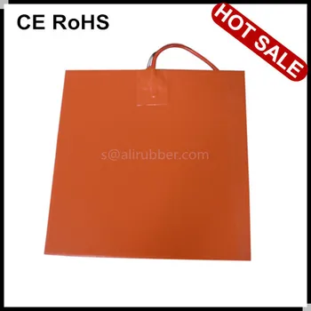 

Silicone Heater Bed 24V 400 X 450MM For Kossel Pro 3D Printer Install wih 100K Thermistor and 3M Tape