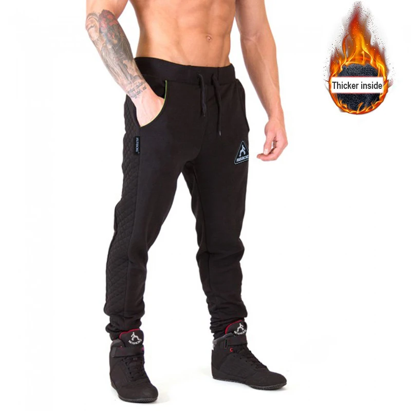 track pants men winter sport pants-1