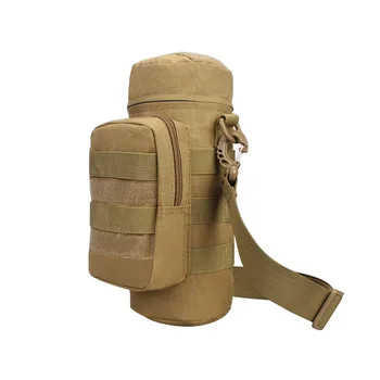 

Outdoor Camouflage Bag Tactical Kettle Bag Molle System With Hook Multi-functional Camouflage Bag for water Bottle A4330