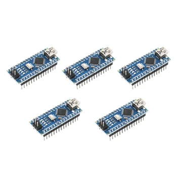 5PCS/LOT Nano 3.0 ATmega328P Controller Board CH340 USB Driver with Cable for Arduino 2