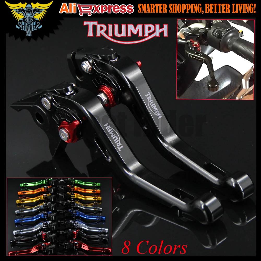 8 цветов для Triumph DAYTONA 955i 2004 2005 2006 ЧПУ алюминиевые регулируемые короткие