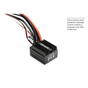 

1PCS Flycolor 25A ESC RC Car Brushless ESC 2-3s Lipo Electric Speed Controller with 6V/1A BEC for Remote Control Climbing Car