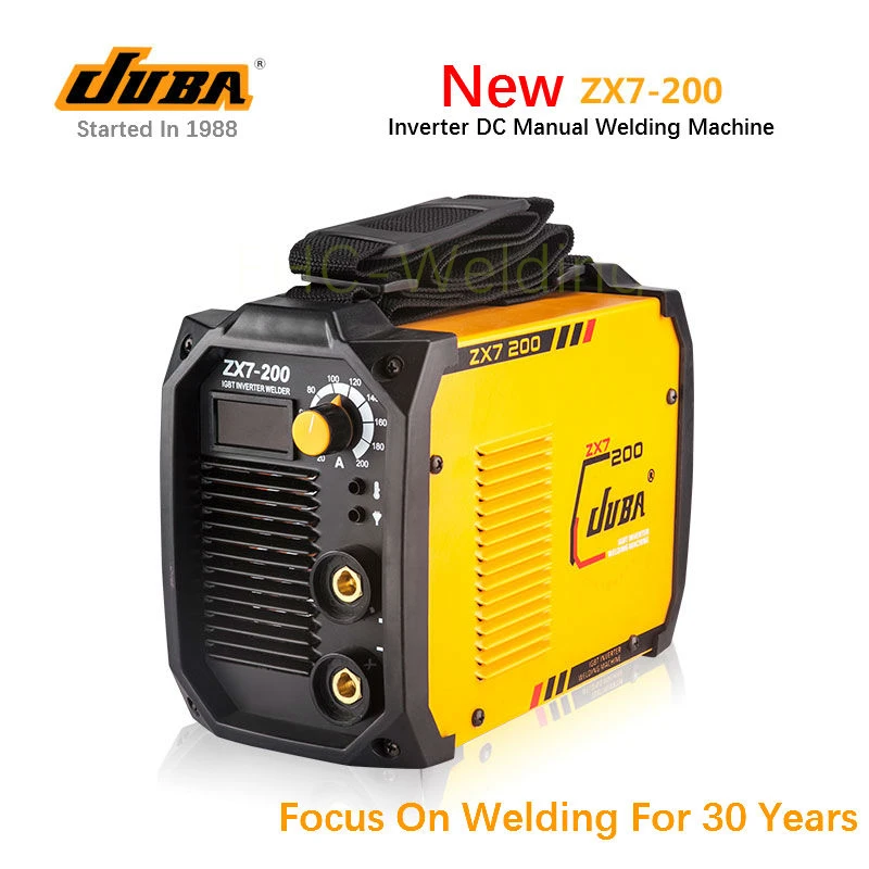 

Free Shipping DUBA New ZX7-200 inverter DC handmade welder shocking Arc IGBT INVERTER Welding Machine