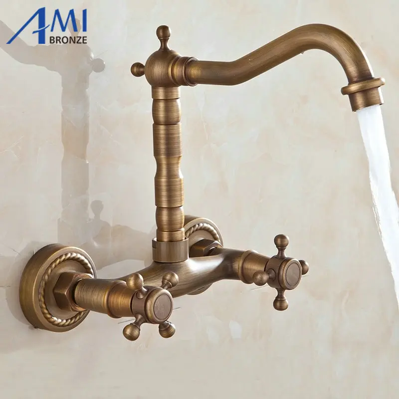 Настенный поворотный кран для ванной комнаты 9058A|sink mixer tap|mixer tapfaucet antique |