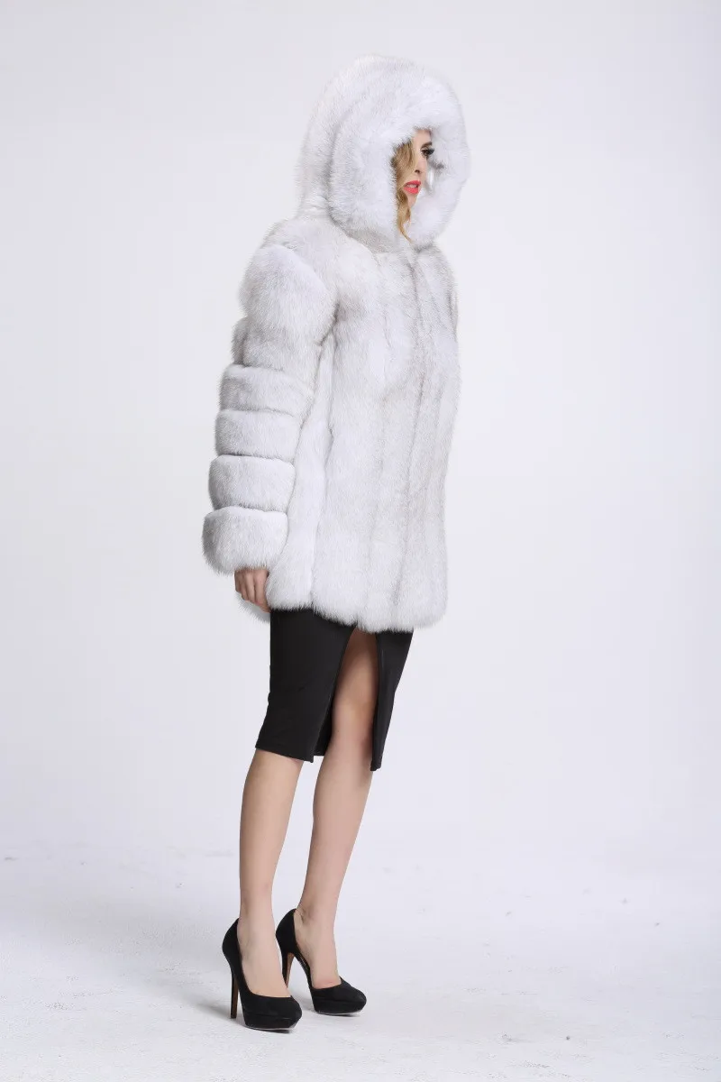Новинка года Искусственный мех пальто Для женщин толстый Обувь на теплом меху пальто Верхняя одежда Элегантный шик женский лисий мех пальто