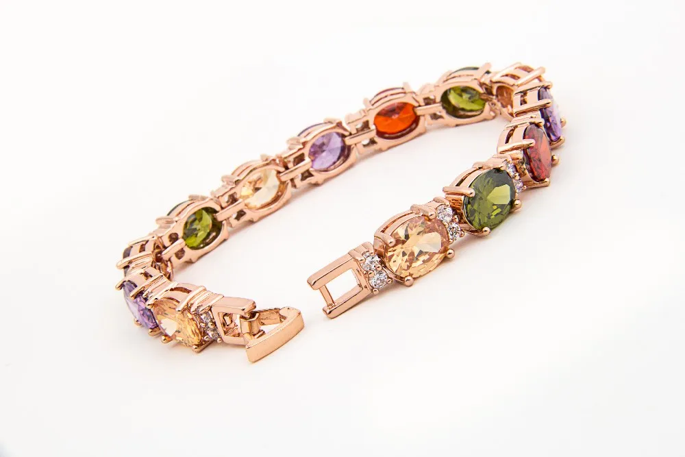 Multicolor Stones Cluster Bracelet Multicolor Stones Cluster Bracelet
