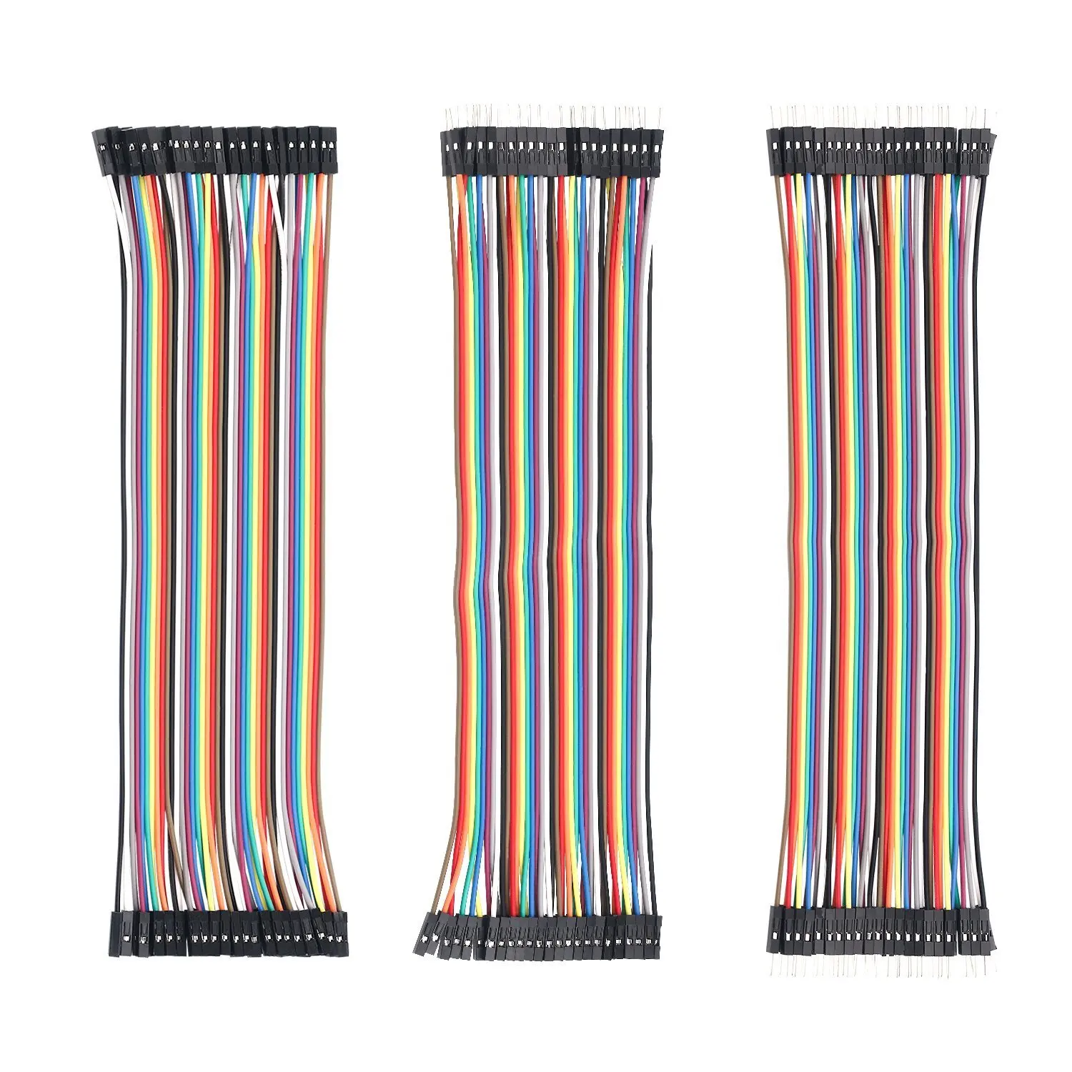 Кабель dupont 120 шт. 20 см от 40pin M до F + для макетной платы arduino diy Ленточные кабели