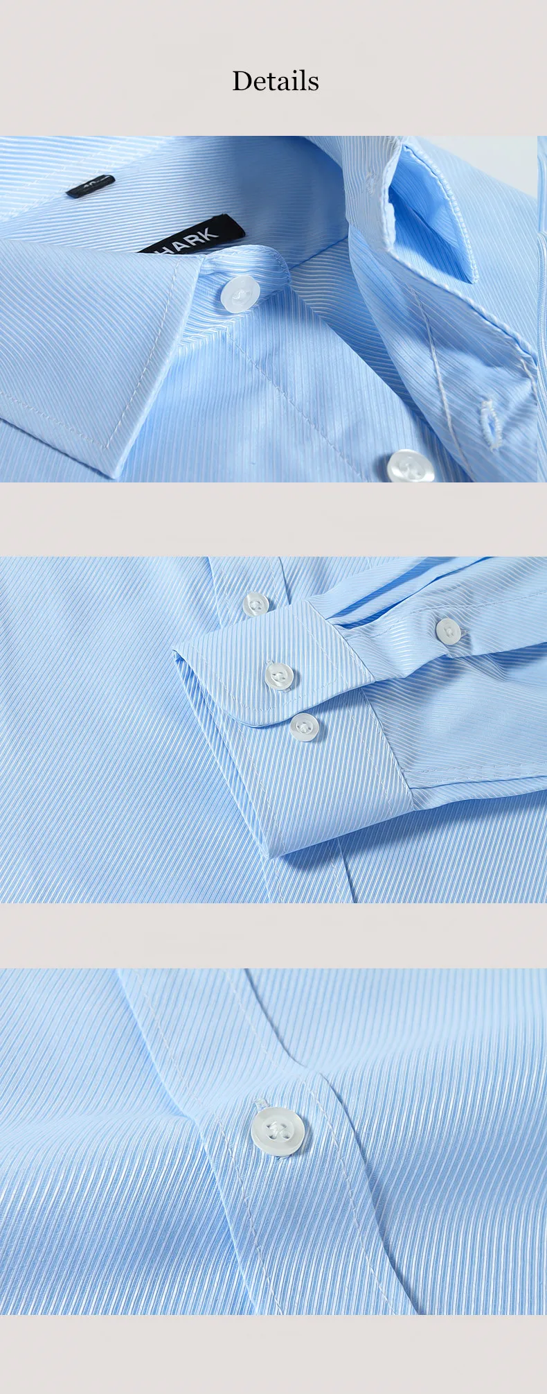 Шарф из высококачественной саржи Повседневное платье мужские рубашки в деловом стиле рубашки с длинным рукавом Slim Fit Мужская блузка Китай Т. Акула XCS-XXX