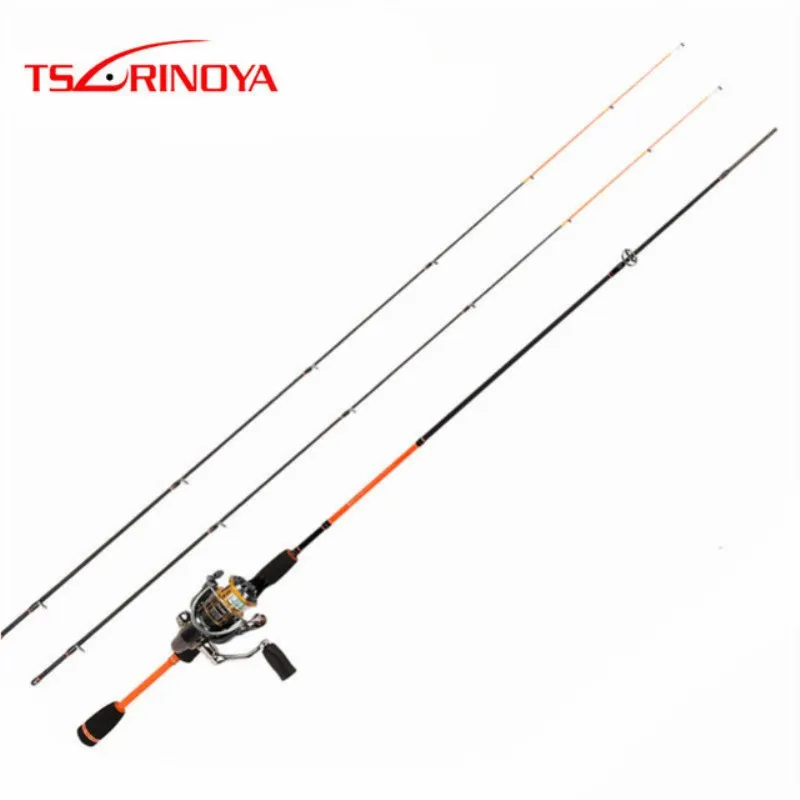 

TSURINOYA JOY TOGETHER IV 1.8m UL/L 2 Luminous Tips Area Trout Spinning Rod Ultra Light C.W 0.6-8g can Night Fishing Carbon Rod