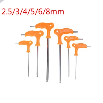 

Hand Tool 2.5/3/4/5/6/8mm High-carbon Steel Inner Hexagon Wrench T Handle allen Hex Key Wrench Spanner