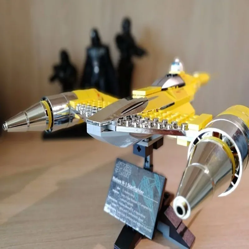 

New 05060 War Series The Naboo Fighter Assembling Spelling Insert Building Blocks Alpinia Oxyphylla Toys 187pcs