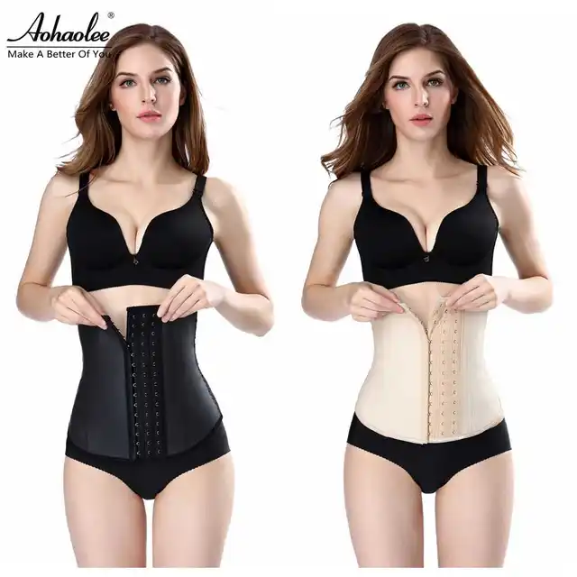 High Compression Waist Trainner Corsets Latex Waist Cincher Weight Loss