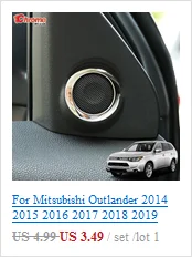 Для Mitsubishi Outlander 2013- боковой двери зеркало заднего вида Дождь гвардии козырек Щит чехол Аксессуары