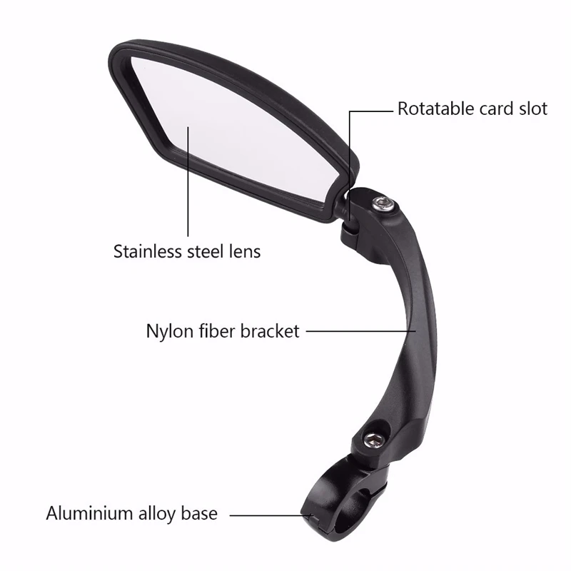 Buy Bicycle Mirror MTB Handlebar Side Safety Rear View Mirror Road Bike Cycling Flexible Rear View Mirrors Tool Bicycle Accessories