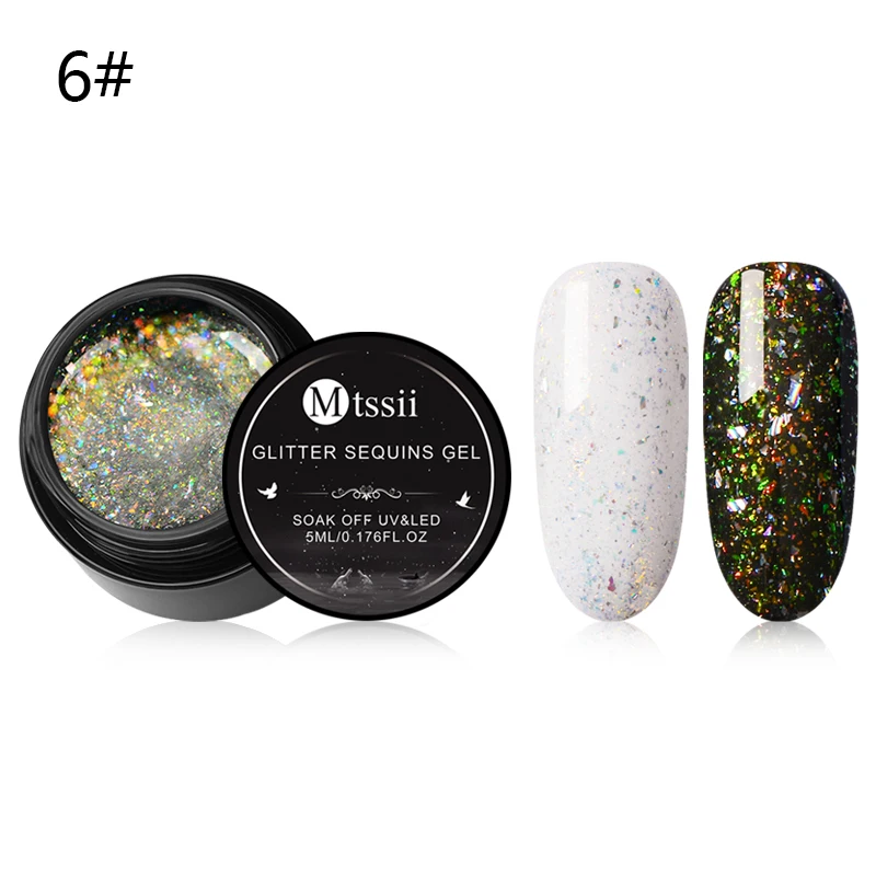 Mtssii блеск для губ Хамелеон Гель-лак UV Soak Off Nail Art Лак Стойкий цвет покрытие живопись гель 5 мл гель для ногтей с блестками лак - Цвет: W6793