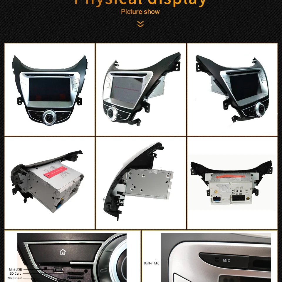 Discount KLYDE 8" 4G Android 9.0 Octa Core PX5 4GB RAM 32GB ROM Car DVD Multimedia Player Radio For Hyundai Elantra Avante I35 2010-2013 7