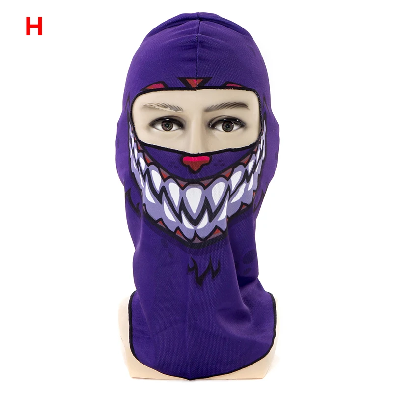 1 шт., 3D креативная маска для спорта на открытом воздухе, анти-УФ, шарф для езды на велосипеде, шарфы, дышащая повязка на голову, защитная маска для всего лица - Цвет: 8