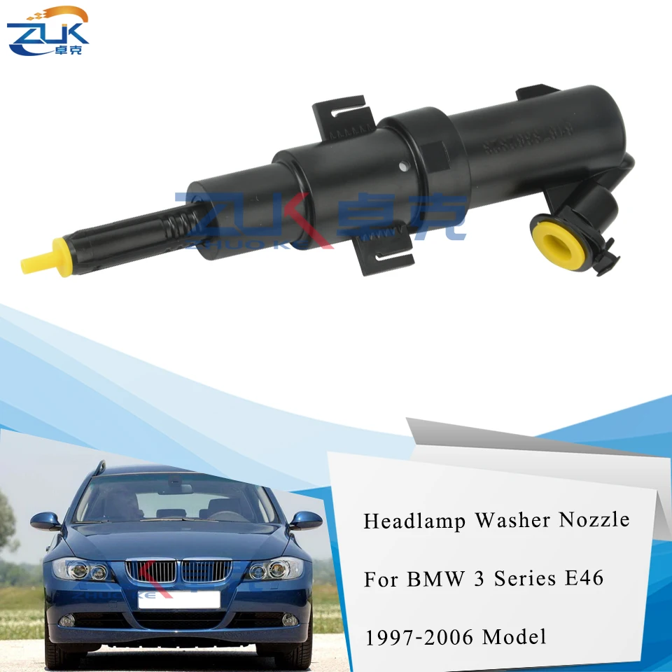 

ZUK Headlight Washer Nozzle Actuator Spray Jet For BMW 3 Series E46 316 318 320 323 325 328 330i 318 320 323 325ci 61678362823