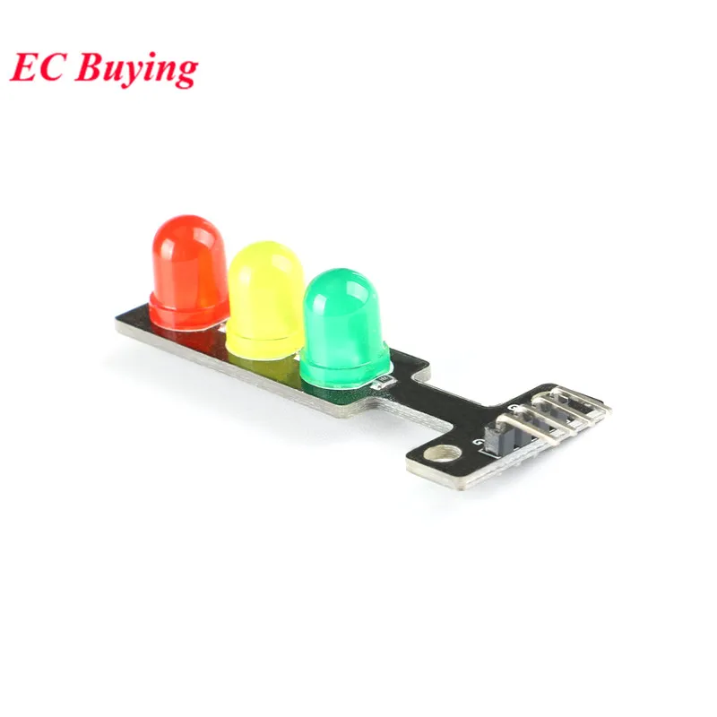 DC 5V Mini Traffic Light LED Display Module 5mm Red Yellow Green For Arduino RGB -Traffic Light For Traffic Light System Model