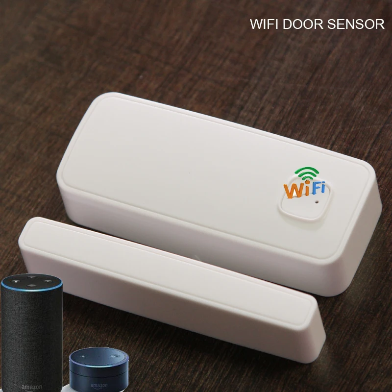 Wifi датчик для двери приложение управление двери охранной сигнализации магнитный переключатель беспроводной туя окно открытие сенсор