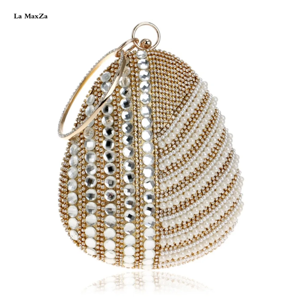 

La MaxZa Popular Hot Sale Fashion Lady Clutch Evening Bag Newest Fashion Ladies Bling Bling Chic Decorate Clutch Evening Bags