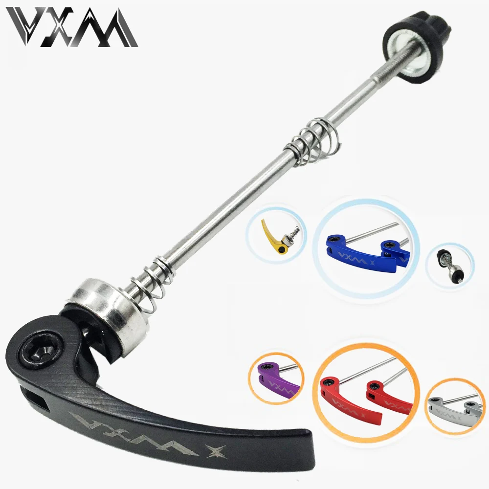 Bicycle Stainless Steel Axle Quick Release Lightest CNC Alloy Mountain