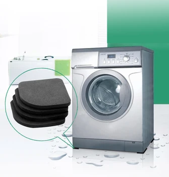 

Four Anti-Shock Pads For Washing Machine Into Anti-Skid Pads Refrigerator With Good Cushioning, Anti-Shock, Heat Insulation And