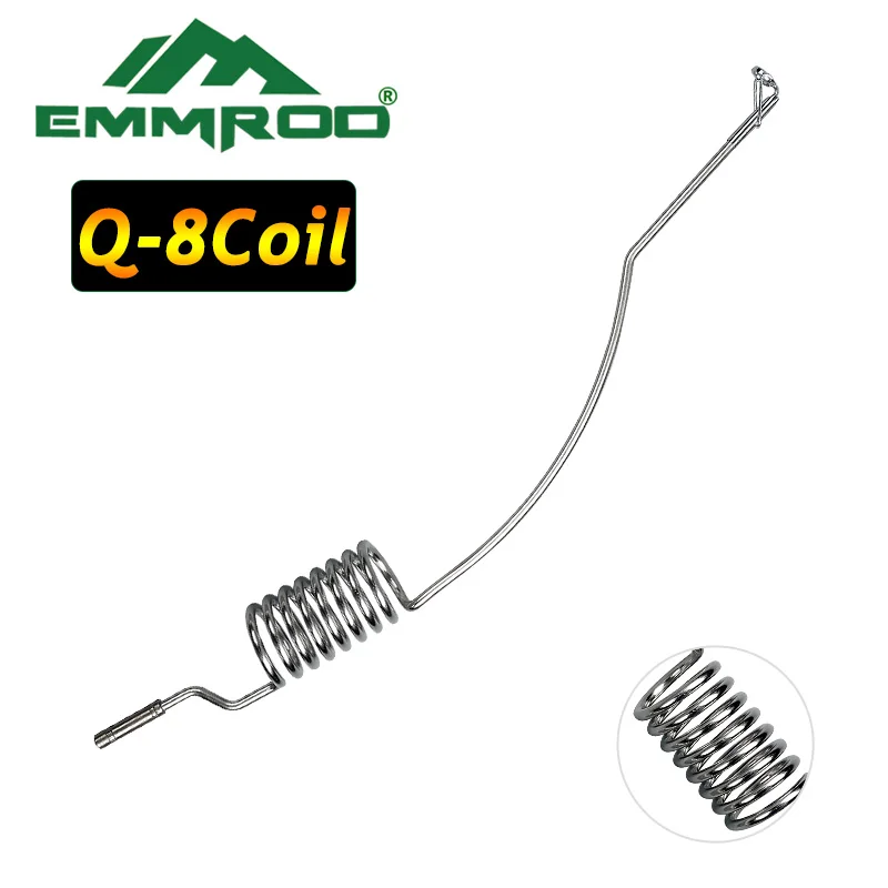 Emmrod Q 8 катушка удочка для литья только нержавеющая Морская Лодка Удочка отлично